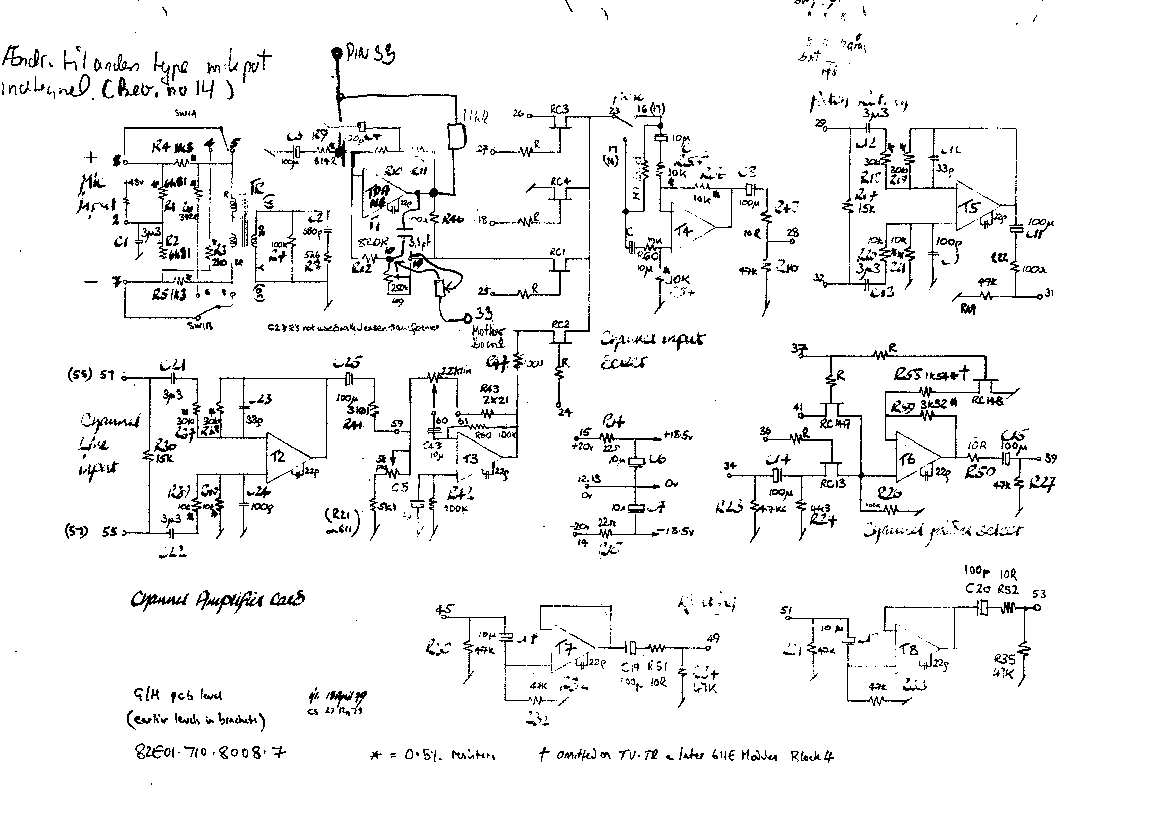 Ssl talkback compressor schematic diagram